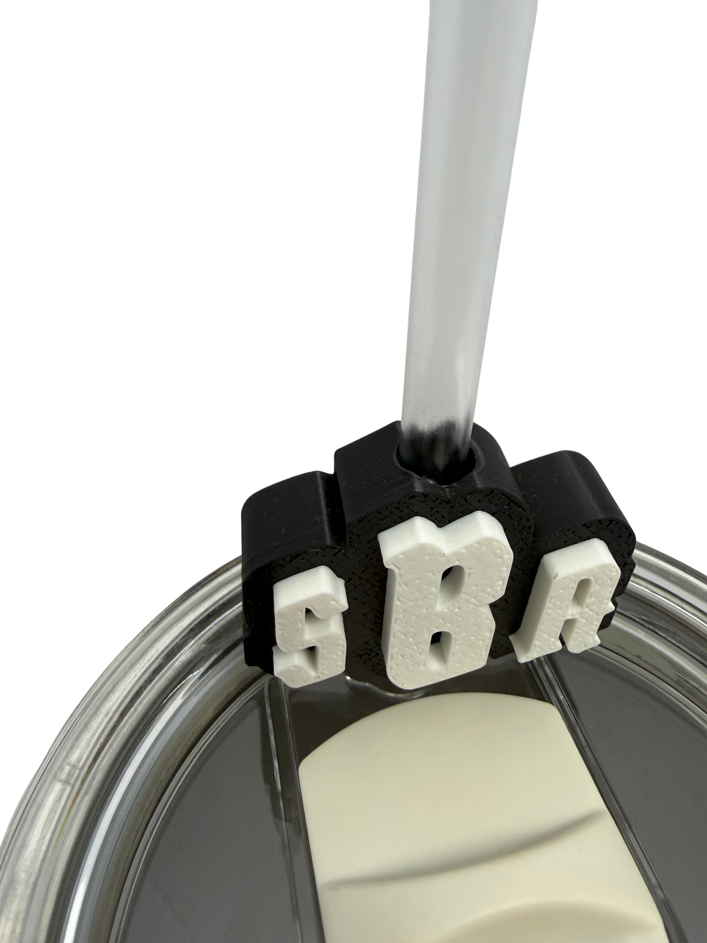 Custom Initial Straw Topper